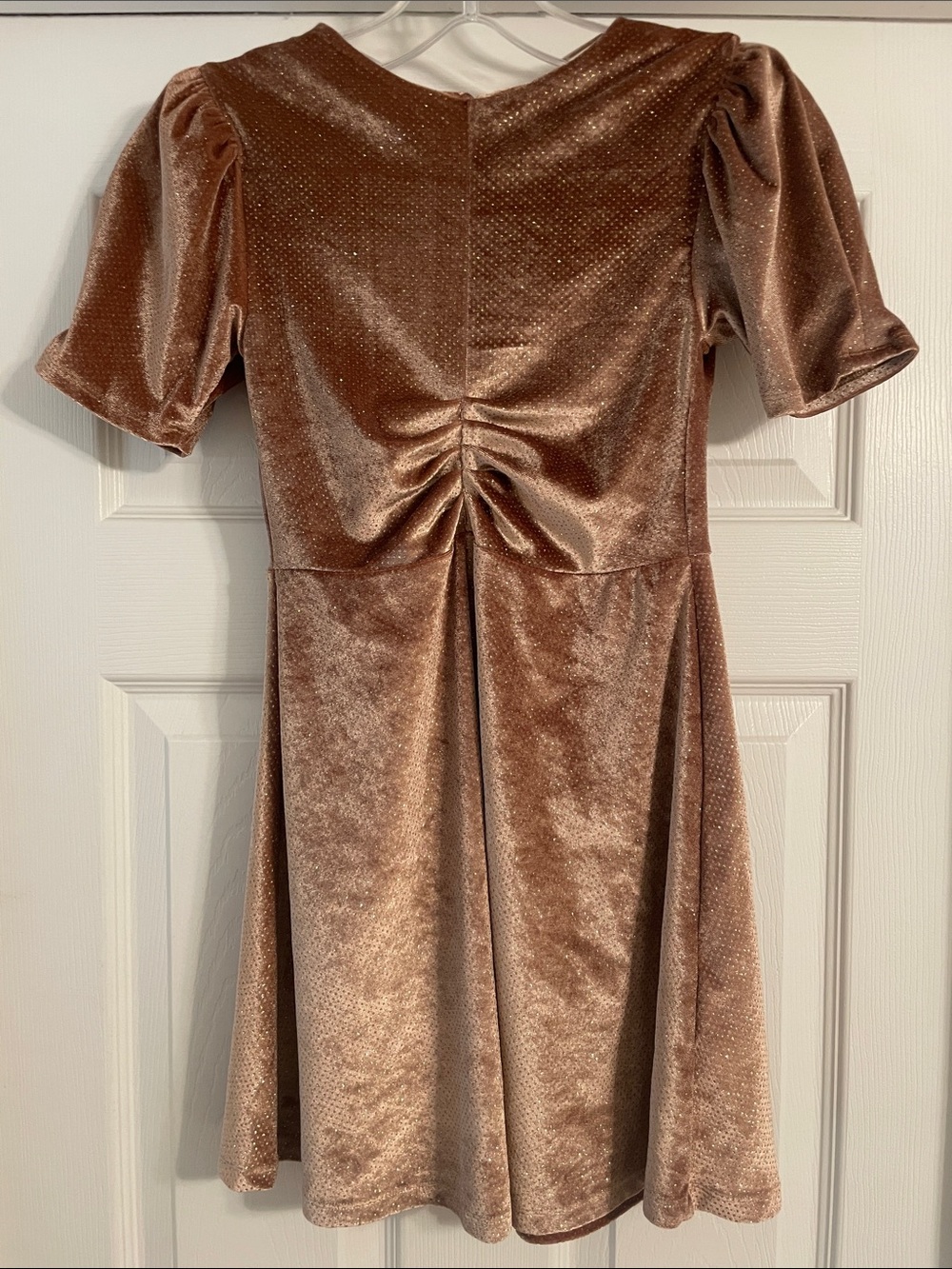 Zara Velvet Sparkle Dress Girl Size 10 US